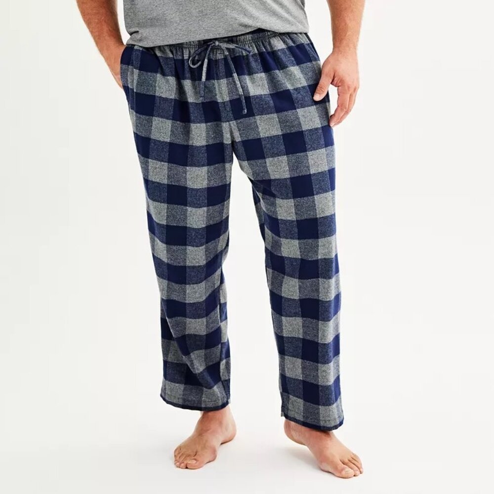 Mens Sonoma GoodsFor Life Flannel Pajama Sleep Pants Size XXLT Buffalo Check NWT